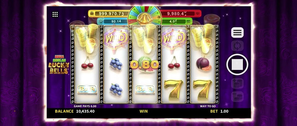 Mega Moolah Lucky Bells automat s jackpotem 